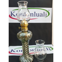 Gaz Lambası Burgulu 40 cm Koyu Füme